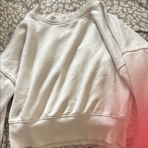 Wild Fable Cream Crew Neck Sweater
